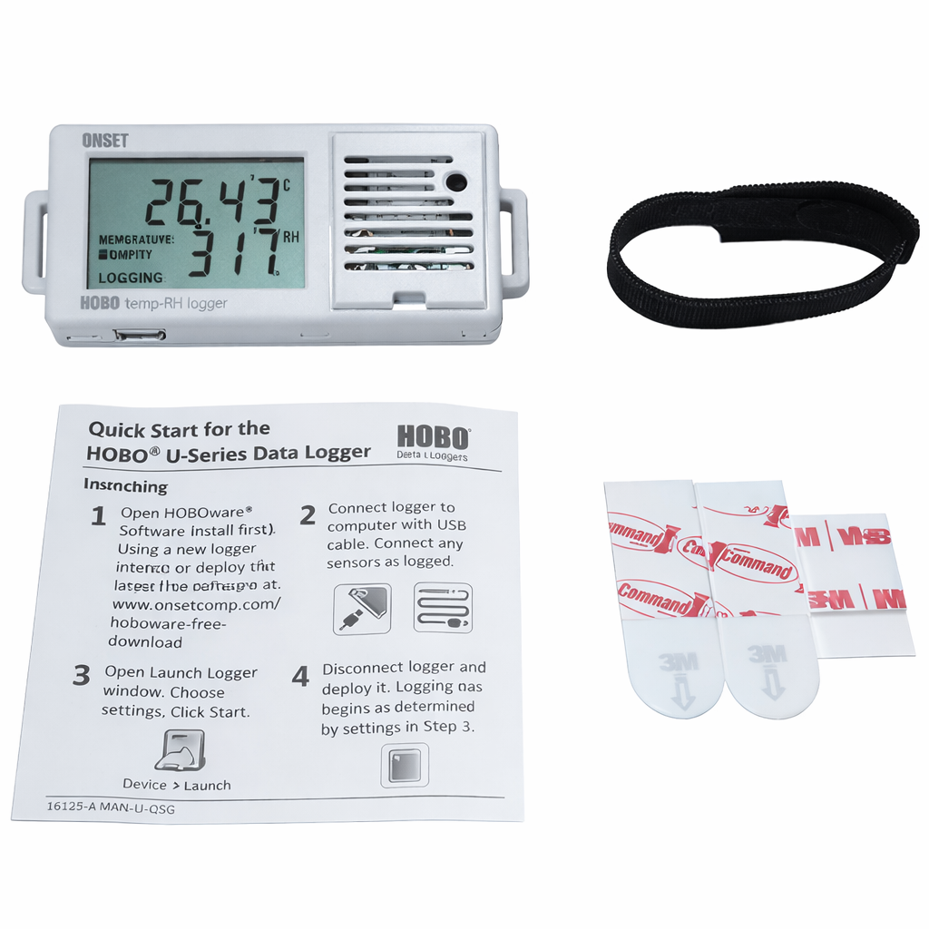 Registrador de temperatura y humedad UX100-003, Onset - 2