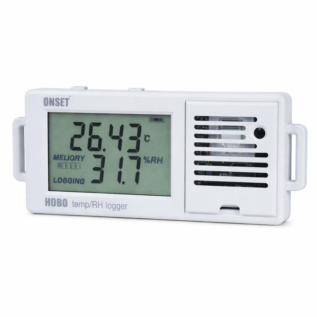 Registrador de temperatura y humedad UX100-003, Onset
