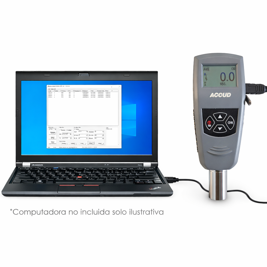 Durómetro digital shore D HS5D, 20 HD a 90 HD, ACCUD - 2