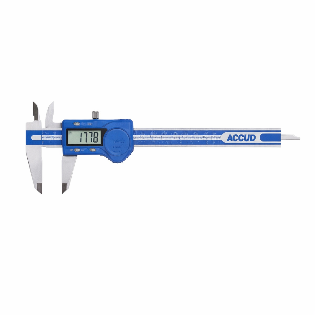 Calibrador digital de precisión SERIE 115, 150 a 300 mm / 6 a 12 pulg, ACCUD