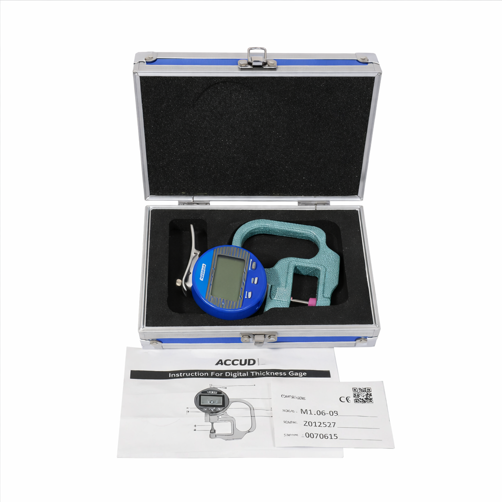 Medidor de espesores digital Serie 441, 0 a 10 mm/0 a 0.4 pulg, ACCUD - 1