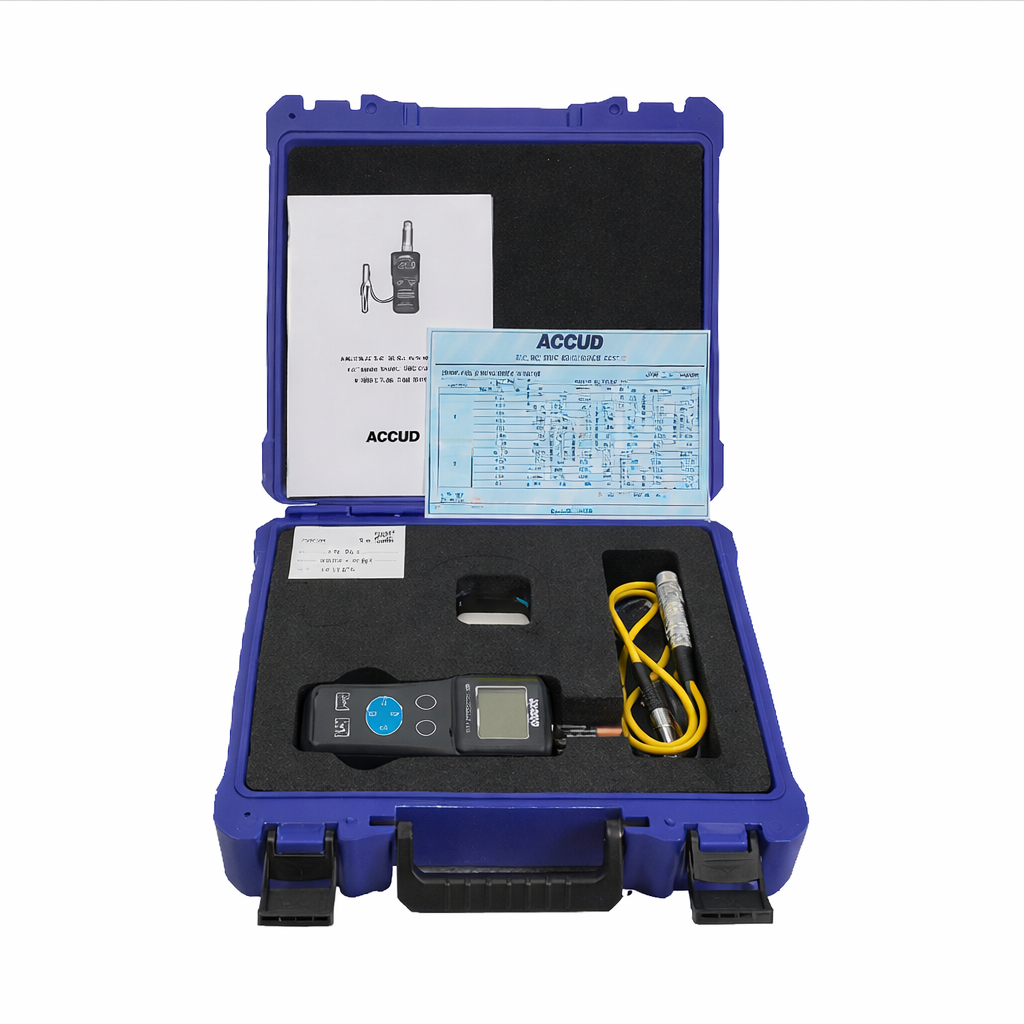 Medidor de espesor de revestimiento digital CN1500, 0 a 1500 µm, ACCUD - 3