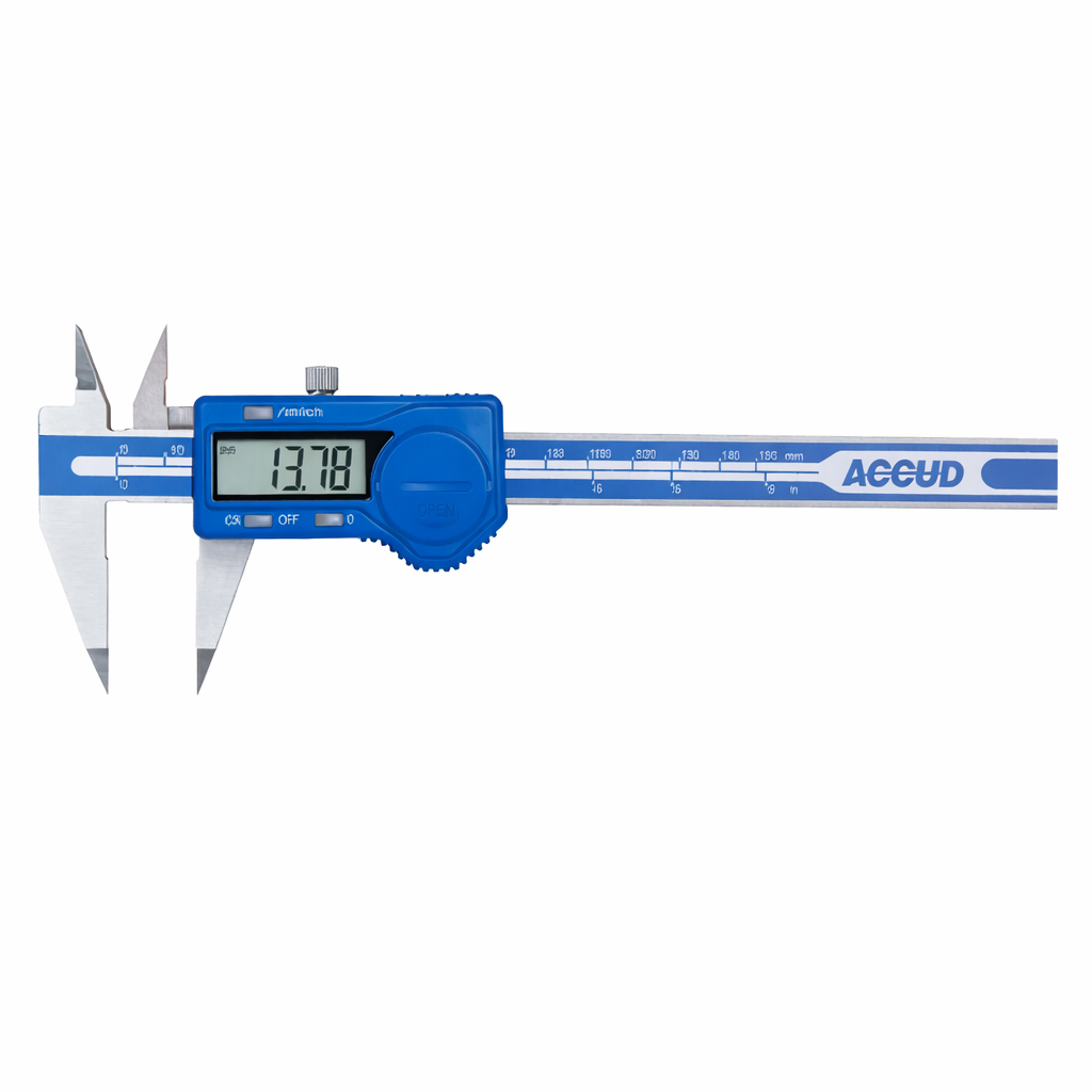 Calibrador de punto digital Serie 138,  0 a 150 mm o 0 a 6 pulg, ACCUD