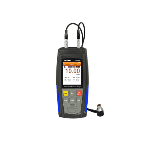 Medidor de espesor ultrasónico ST100A, 1.2 a 225 mm, ACCUD