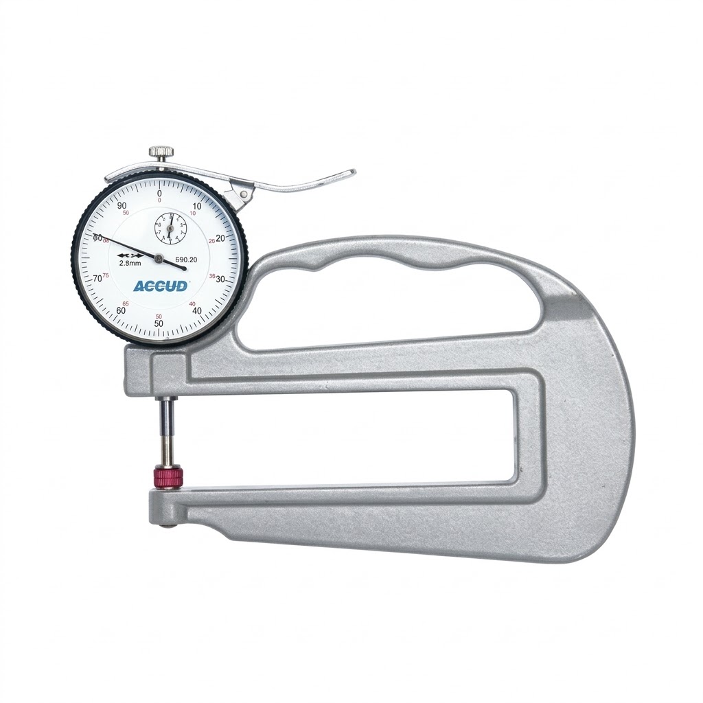 Medidor de espesor analogico Serie 444, 10 a 20 mm, ACCUD