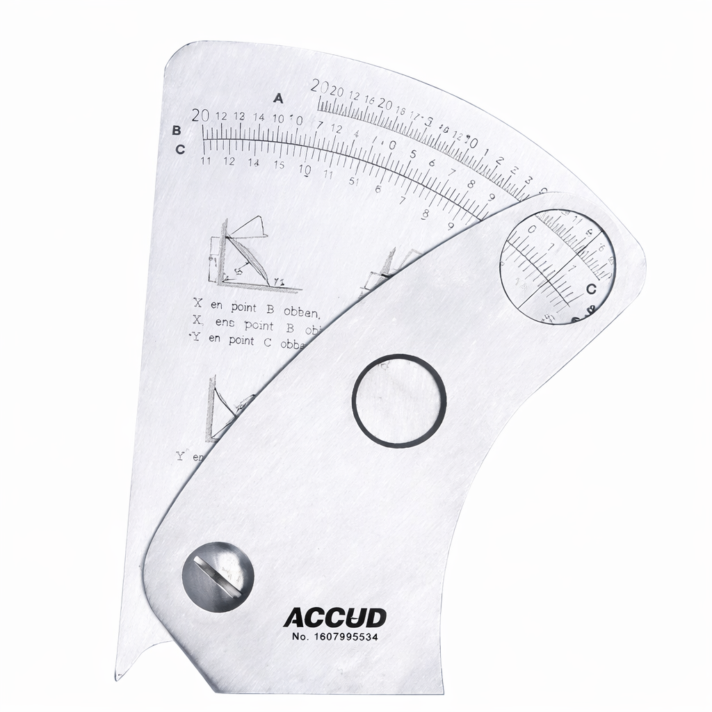 Suministro de calibrador de soldadura 966, 0.02 mm, ACCUD