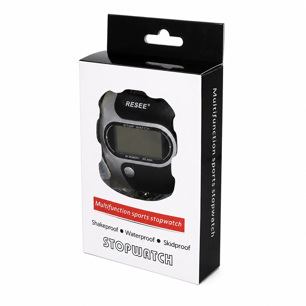 Cronómetro digital Profesional Recargable RE-RS8060, 1/1000 Segundos, RESEE - 1