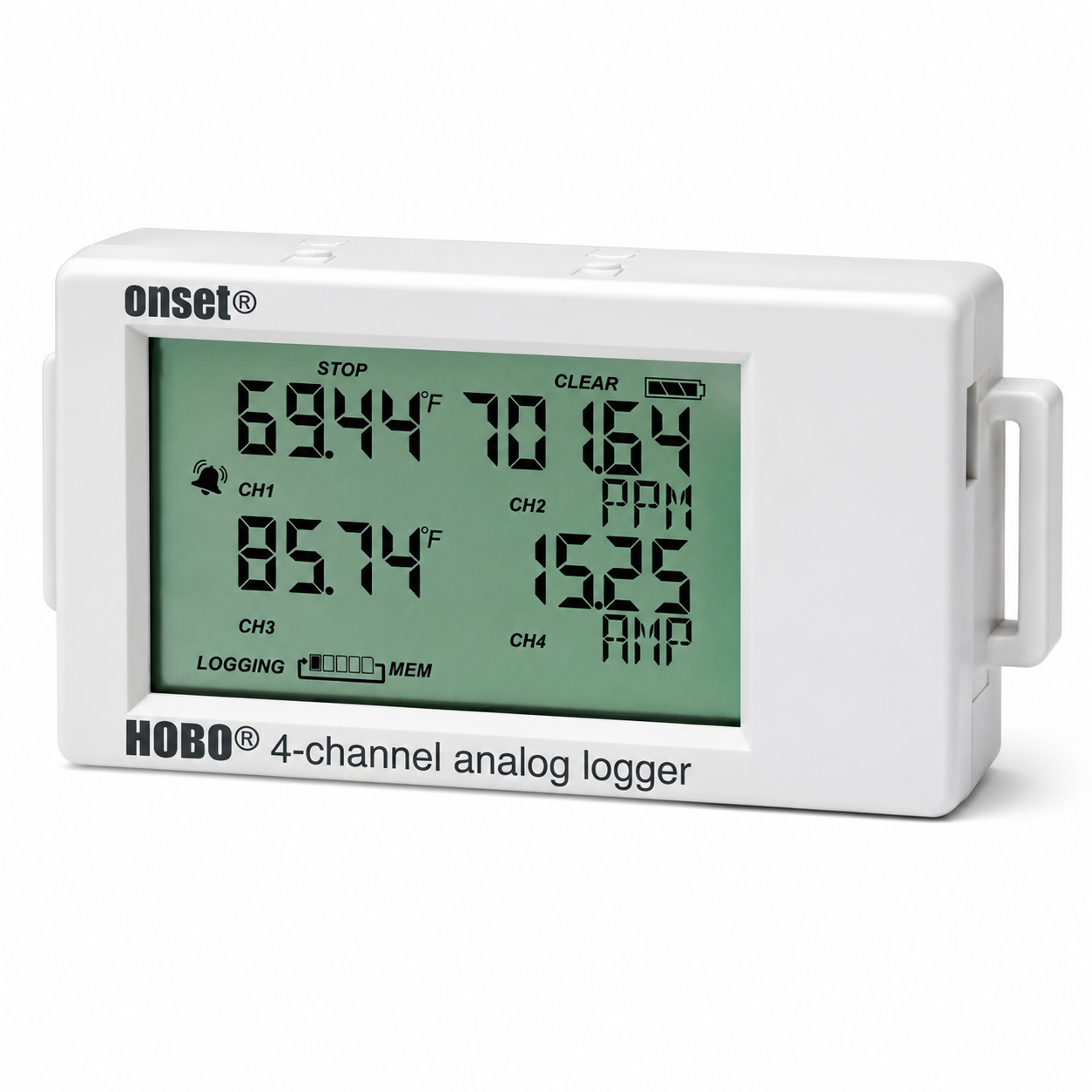 Registrador de datos analógico de 4 canales UX120-006M, -20 a 70 °C, ONSET 
