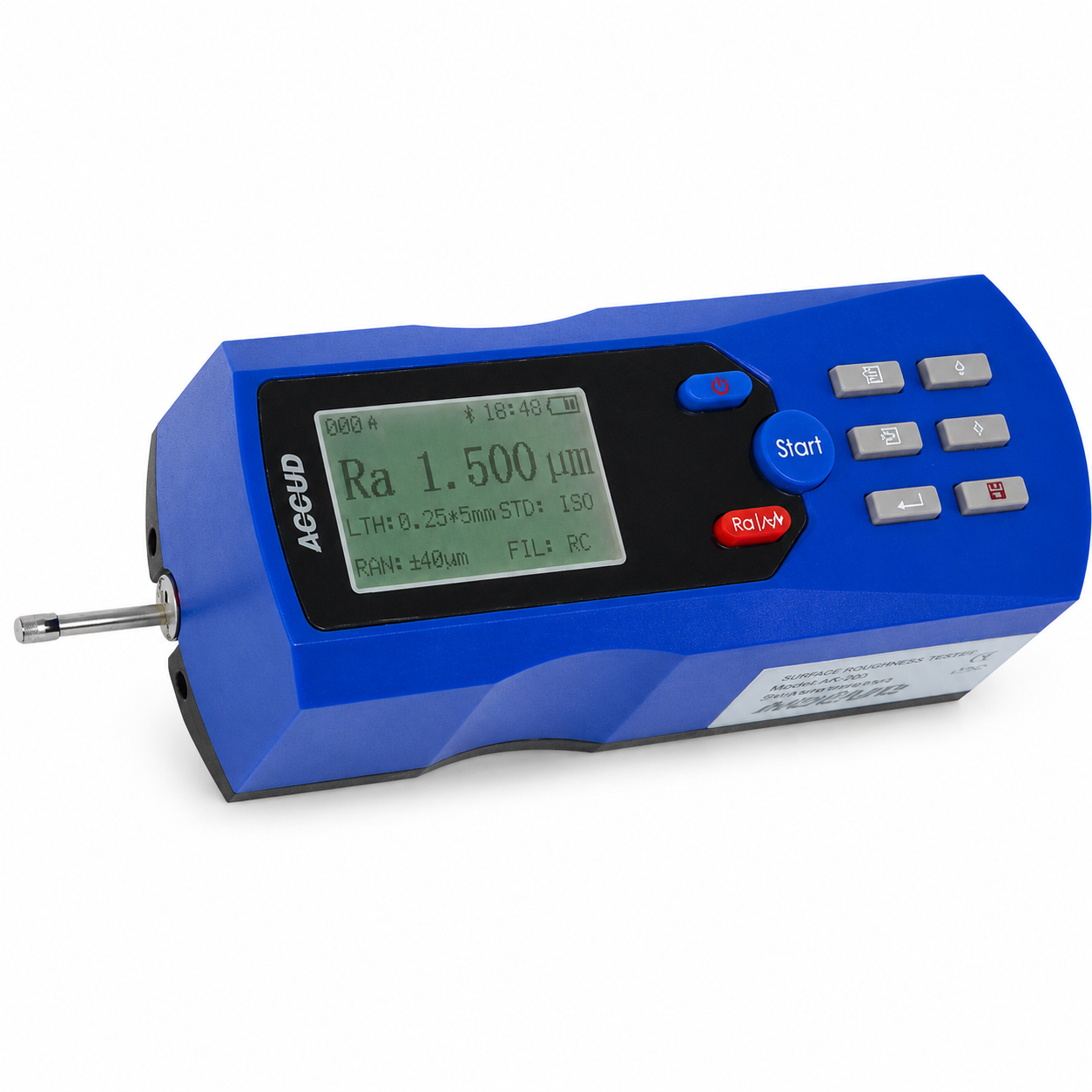 Suministro de probador de rugosidad SR200, 160 μm, ACCUD