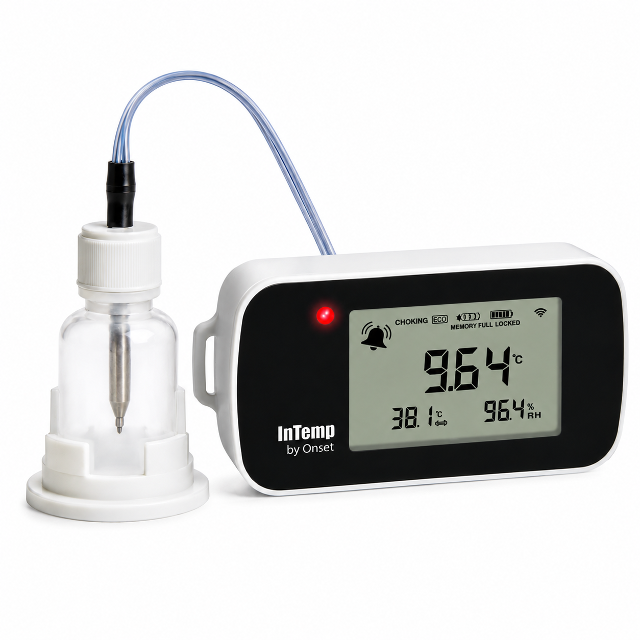 Data logger de datos de temperatura CX402-T230, botella de 30 ml, -40 a 100 °C, Onset