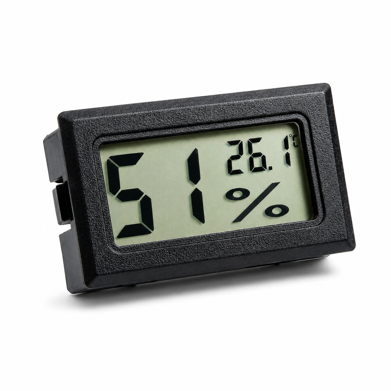 Indicador de temperatura y humedad T/H, 10% a 99%, Acuarium