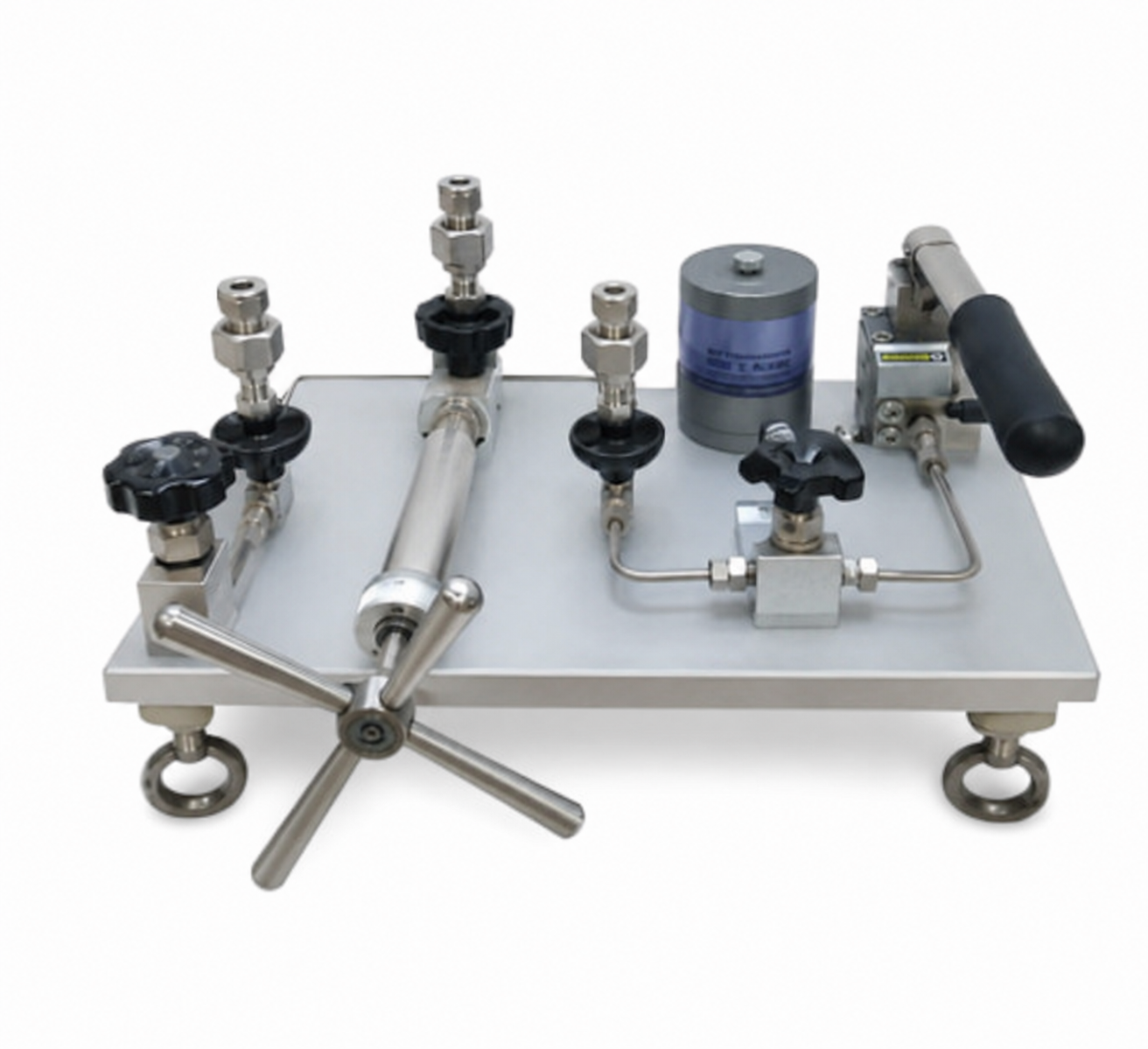 Bomba de presión para calibración de manómetros fluido agua SMP-015000AD, de 0 a 15,000 psi, SumiMet