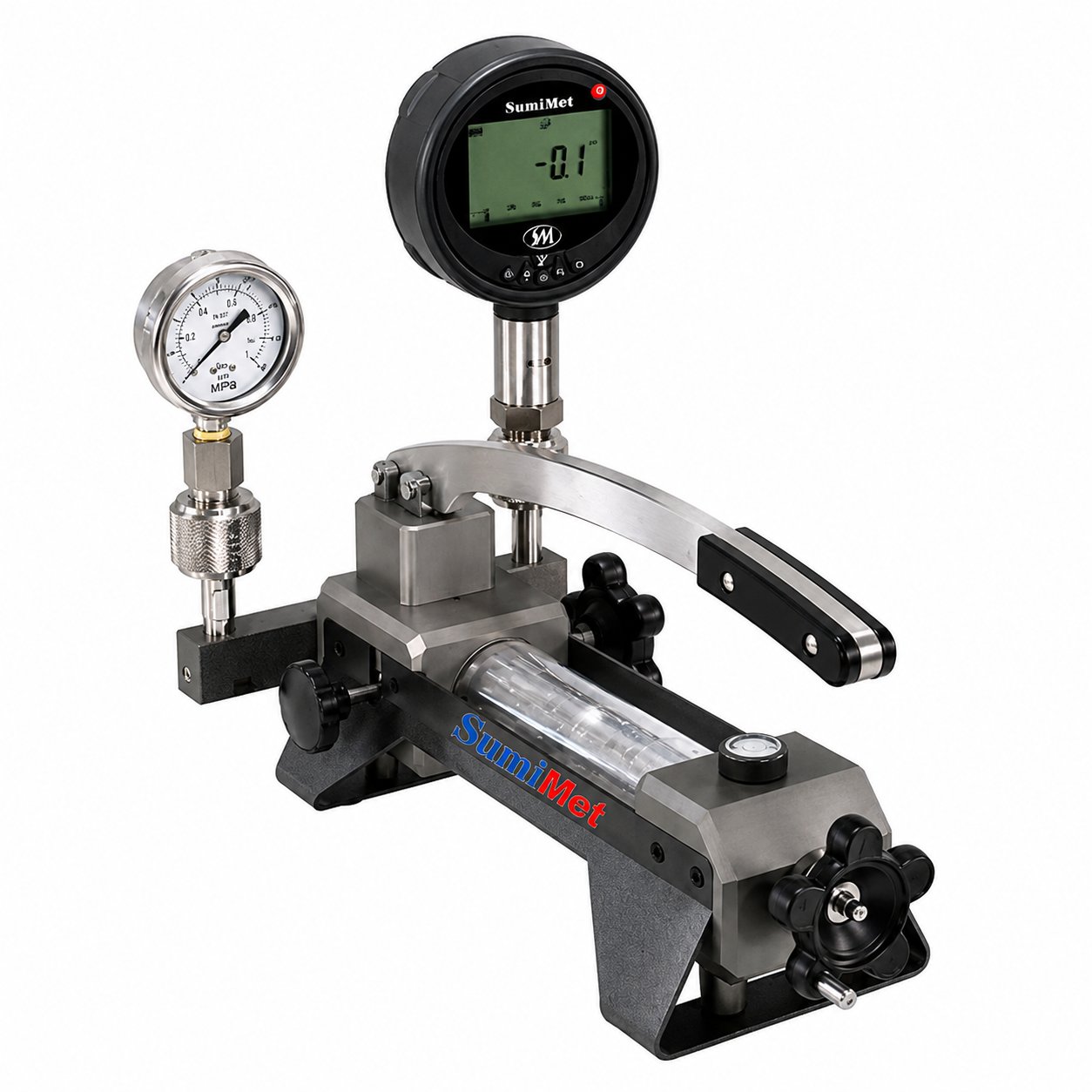 Manómetro Patrón de Alta Exactitud Serie SMP-700, -1 a 250 bar, SumiMet - 3