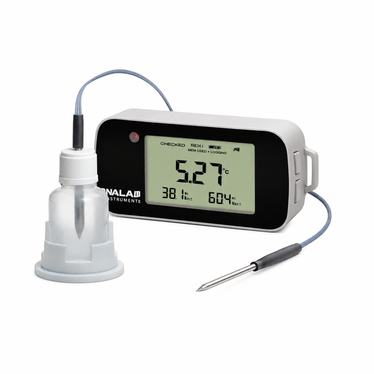 Data logger de temperatura Intemp botella de 30 ml CX402-T430, -40 a 100 °C, Onset