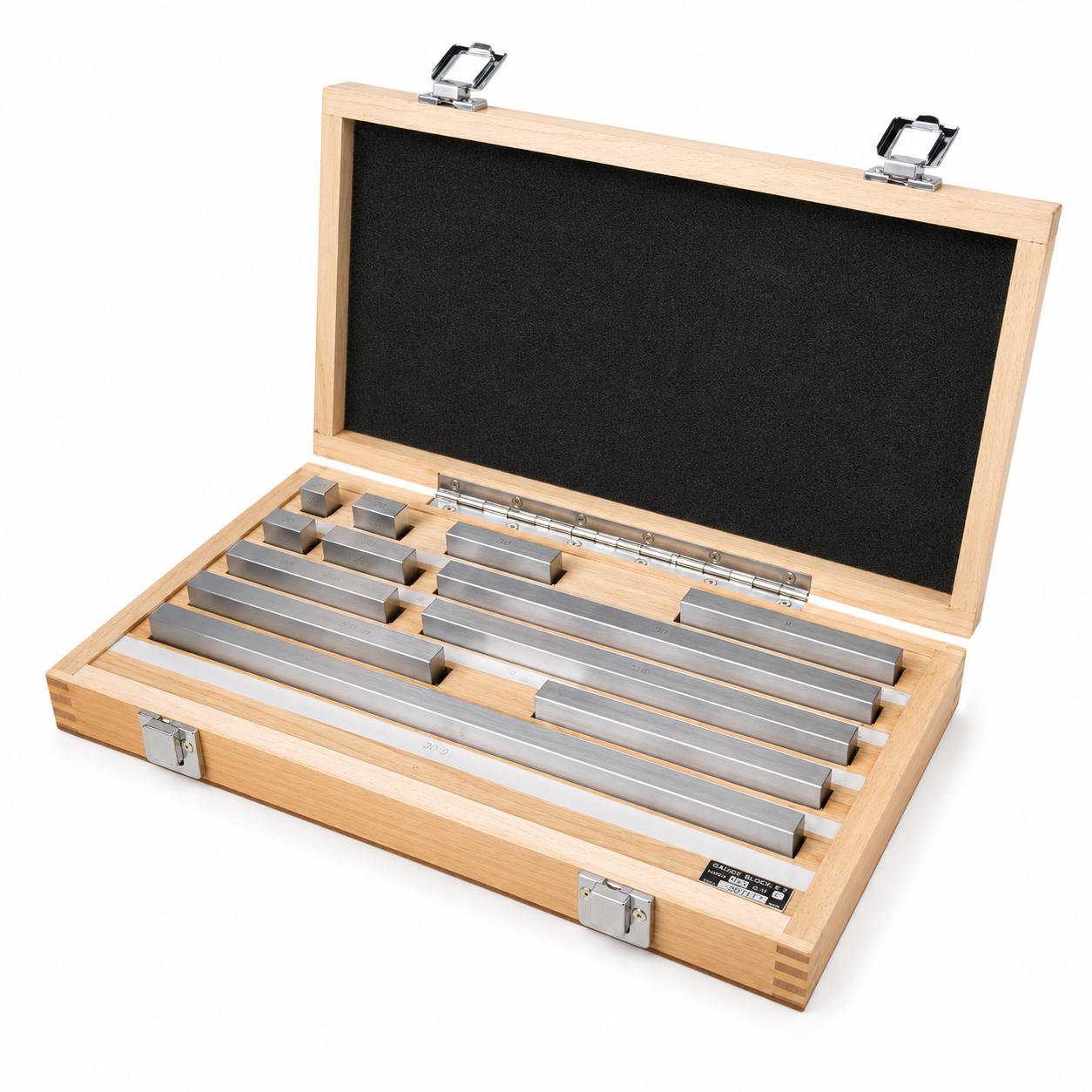 Set de bloques patrón para inspección de calibradores Serie 517B,10 a 291.8 mm, ACCUD