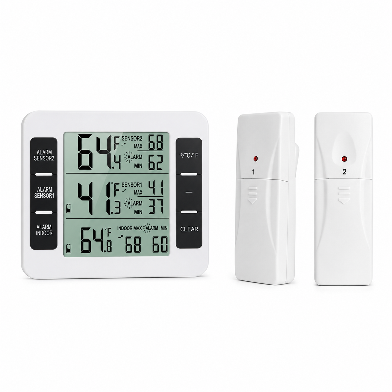 Termómetro digital para refrigerador y congelador SM986, -40°C a 60 °C, SumiMet