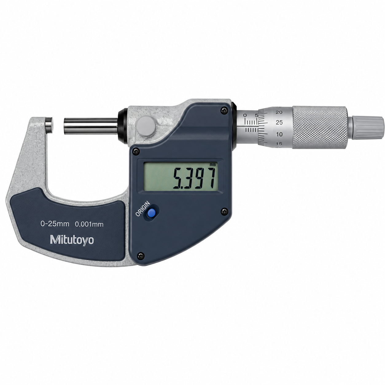 Micrómetro digital Mitutoyo Serie 227 de fuerza ajustable, cinco modelos