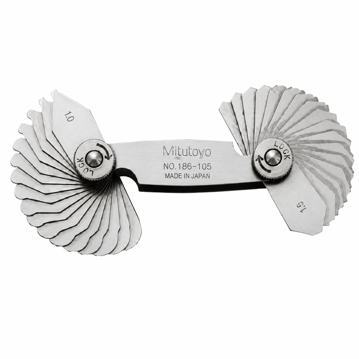 Calibres de radios Mitutoyo Serie 186: modelos métricos y en pulgadas