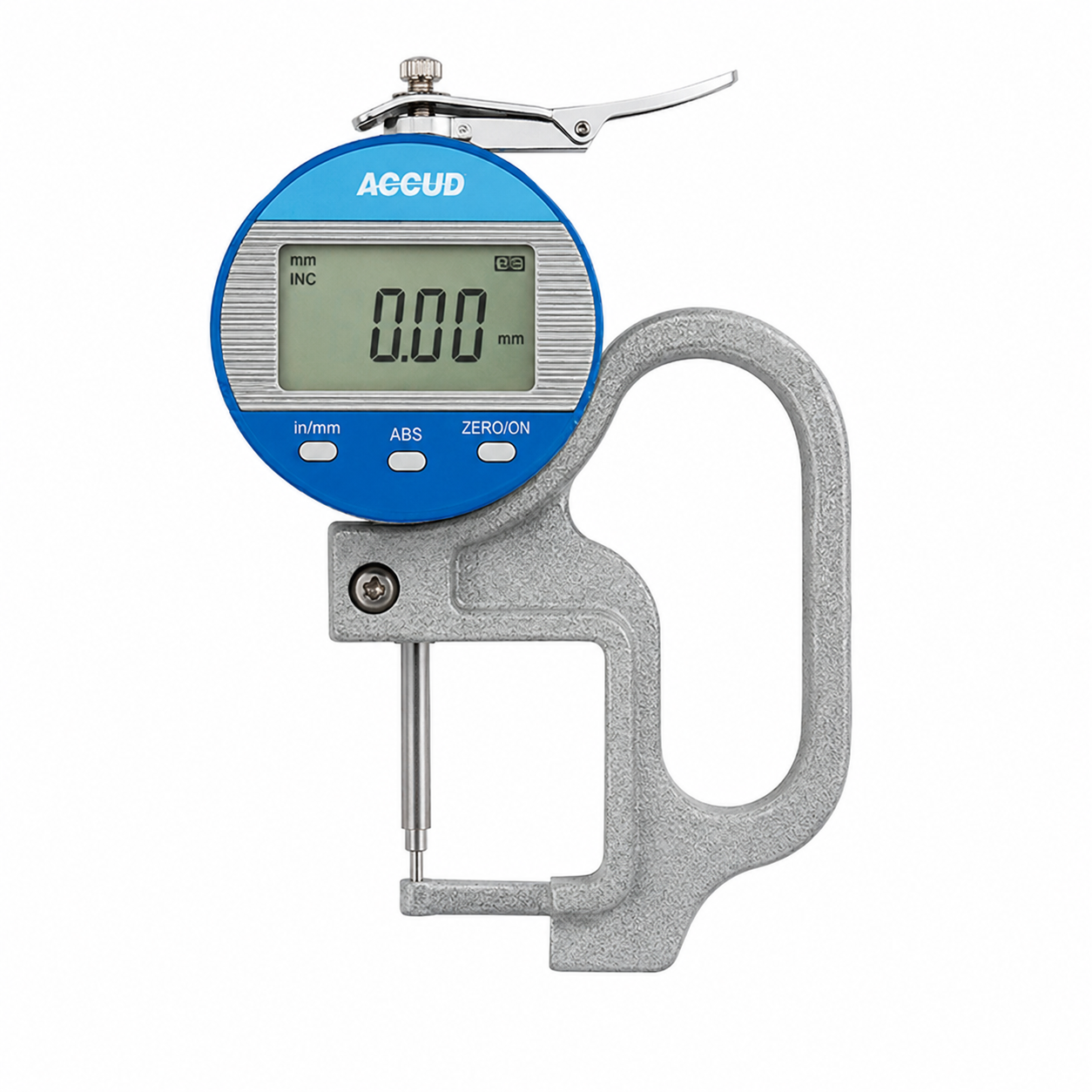 Medidor de espesores de tubos digital Serie 461, 0 mm hasta 10 mm / 0 pulg hasta 0.4 pulg, ACCUD