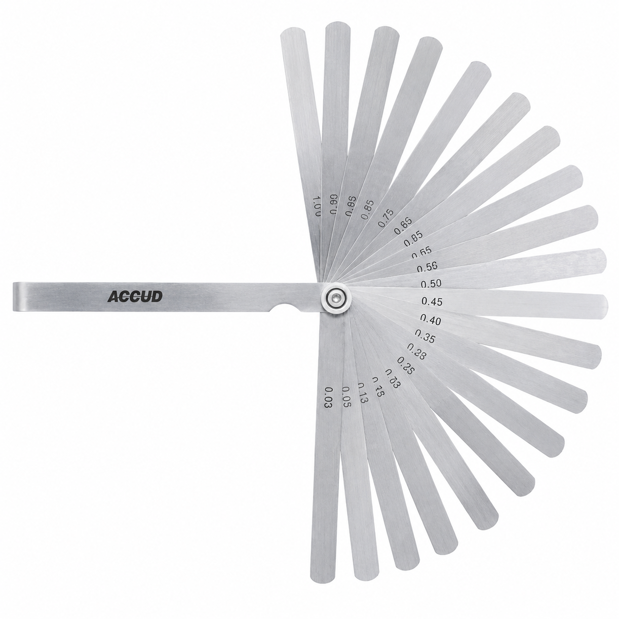 Laina medidor de espesor Serie 913/914/915, 0.02 a 1.00 mm, ACCUD