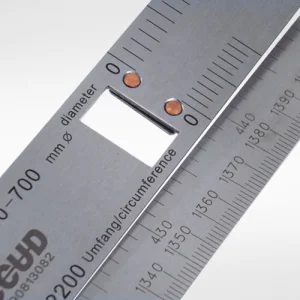 Circómetro pi tape medidor de circunferencia, 60 mm hasta 3460 mm, ACC-SERIE 956 - 3