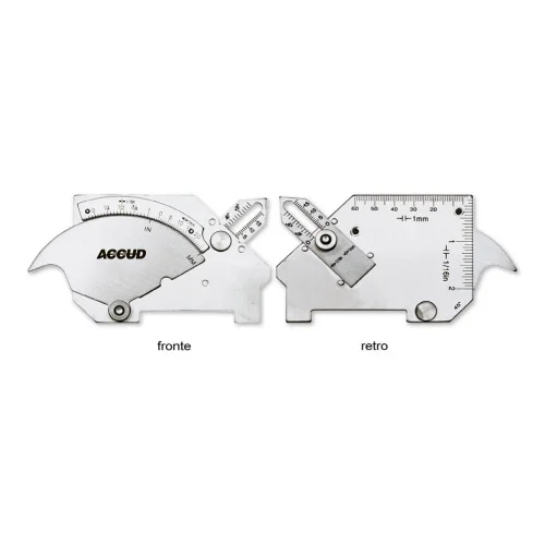 Calibrador de soldadura, 0 a 60 mm ó 0 a 60°, ACC975-025-01