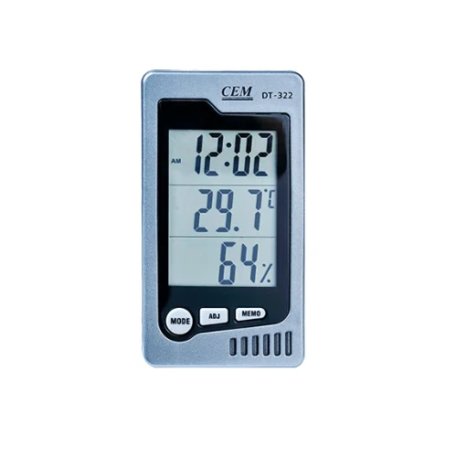 Medidor de temperatura y humedad, 10% RH a 90% RH, CMDT-323