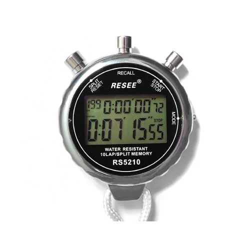 Cronómetro de metal RE-RS5210,1/100 segundos