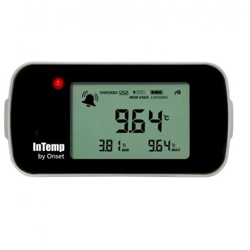 Data logger de temperatura ambiente Bluetooth, -30 ° C a 70 ° C, Onset, InTemp, CX403