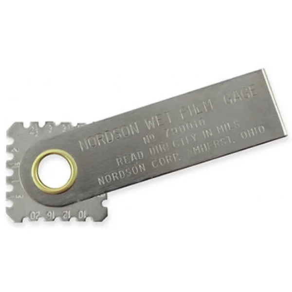 Medidor de espesor de recubrimiento húmedo, 0.5 a 20 mils, WFG-790010, Nordson