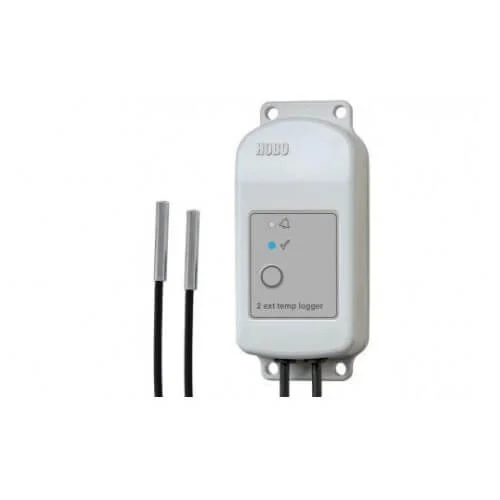 Registrador de datos de dos sensores de temperatura externos, -40 a 100 °C, HOBO, MX 2303