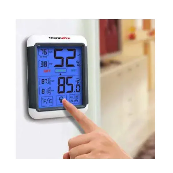 Termohigrómetro ThermoPro TP55 de pantalla grande para farmacia