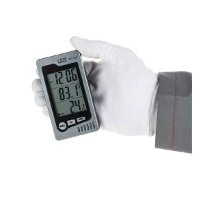 Indicador de temperatura y humedad , 10% RH a 90% RH, CMDT/322 - 3