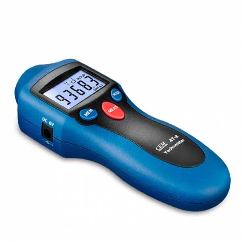 Tacómetro digital contacto / no contacto, 1 a 99,999 RPM, CMAT/8