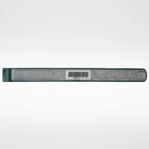 Regla de acero inoxidable semiflexible de 30 cm, 12 pulgadas, ACC990-012-11 - 2