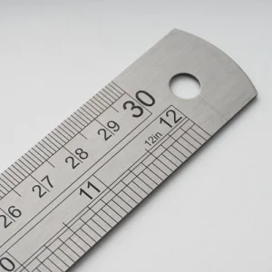 Regla de acero inoxidable semiflexible de 30 cm, 12 pulgadas, ACC990-012-11 - 3