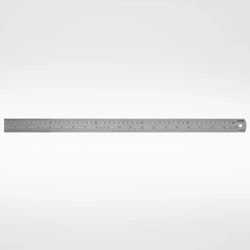 Regla de acero inoxidable semi flexible de 500 mm, 20 pulg, ACC990-020-11