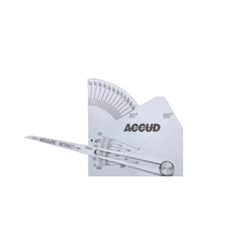 Calibrador para filete de soldadura, 0 a 50 mm/ 0 a 2 pulg ó 30° a 90°, ACC969-050-01