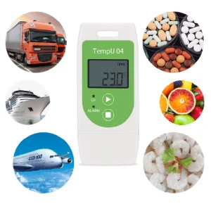 Indicador registrador de temperatura para transporte, -30 a 60 °C, JJTEMPU04 - 1