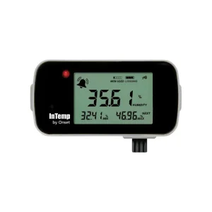 Registrador de temperatura y humedad para farmacia, cumplimiento a COFEPRIS, ONCX450 - 1