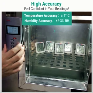 Higrometro Digital THPRTP50, -50 a 70 °C y 10% -99% H.R., SumiMet - 4