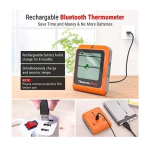 Termómetro de 2 termopares con Bluetooth, -10 ºC a 300 ºC, THPRTPTP920 - 3