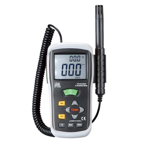 Indicador de Temperatura y Humedad , -30ºC-100ºC, 0ºC -100% R.H., CMDT/635