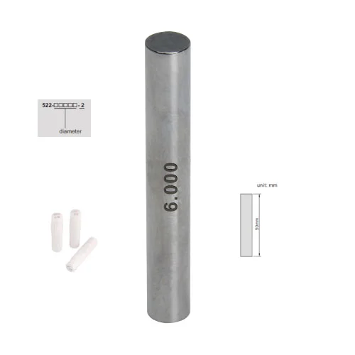 Calibrador Pin Gages individual en mm o pulgadas, ACC serie 522