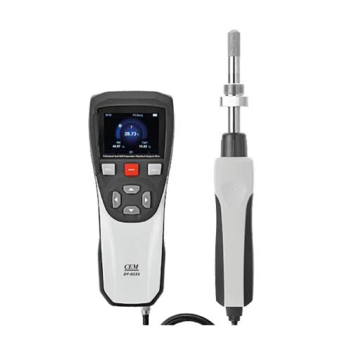 Registrador de temperatura y humedad de alta exactitud, CMDT/8321