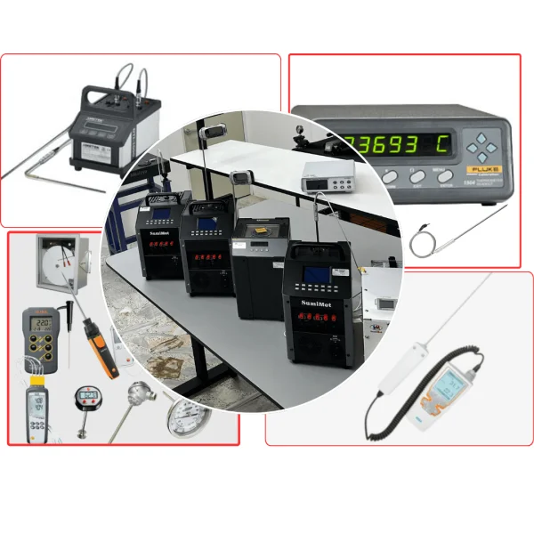 Calibración Termómetro con Sensor de Inmersión, SumiMet, -30 °C a 660 ºC