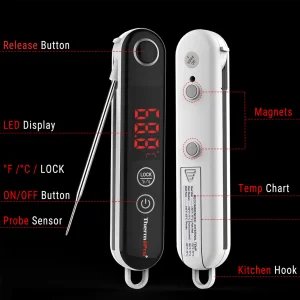 Termómetro vástago retractil THPRTP18S, ‐10 a 300°C - 3