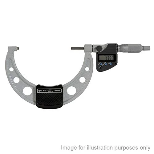 Micrómetros a prueba de refrigerantes, IP65, 1 hasta 12 pulg/300 mm, Mitutoyo, Serie 293