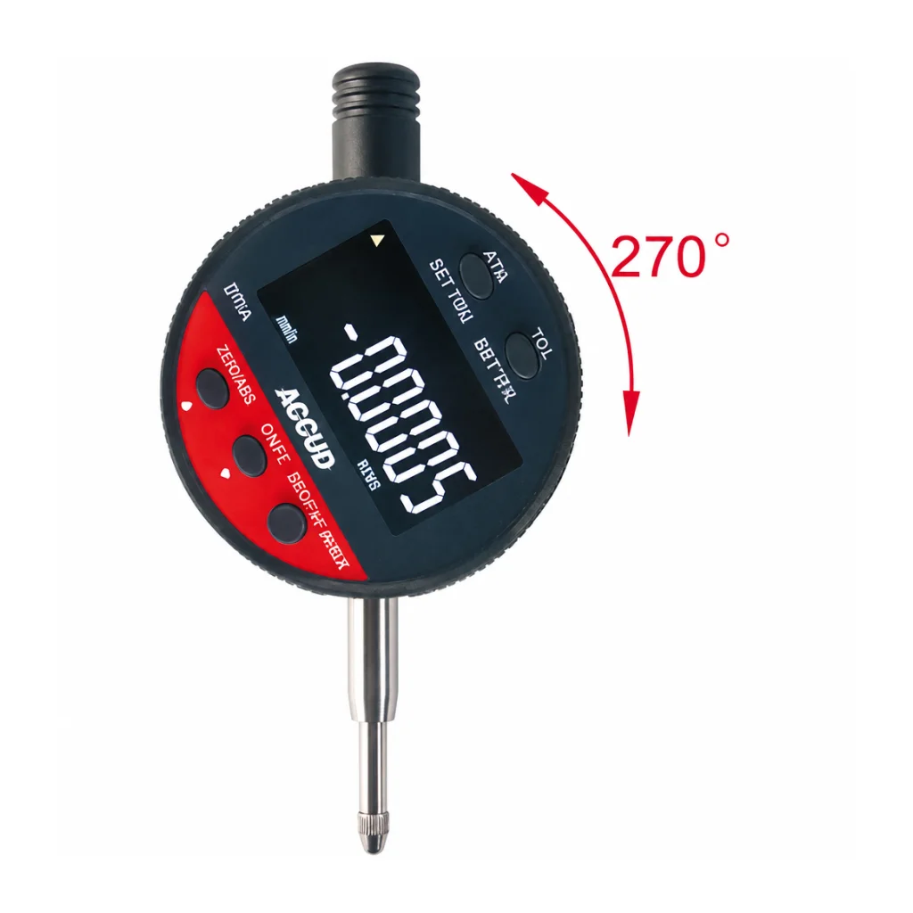 Indicador de carátula digital alta precisión bluetooth Serie 217, 12.7 mm hasta 50.8 mm / 0.5 pulg hasta 2 pulg, ACCUD - 2