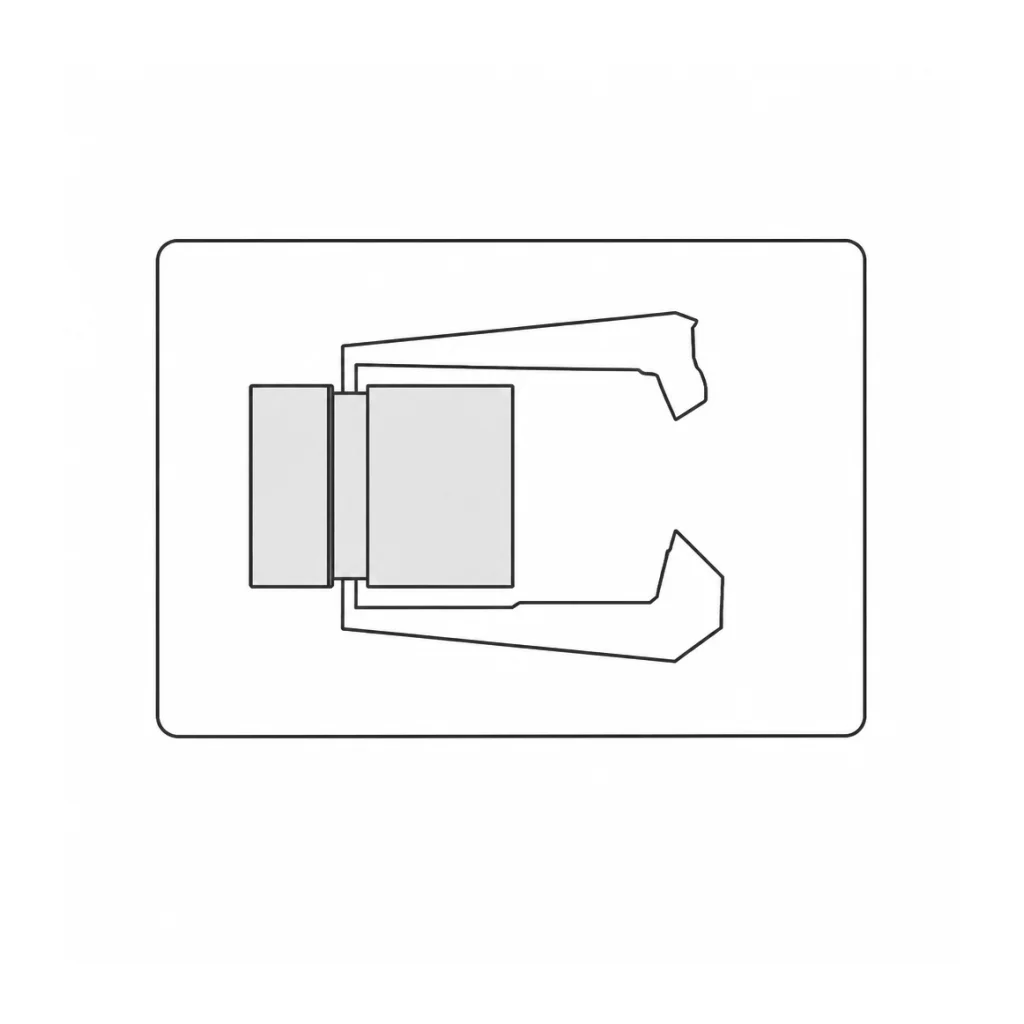 Calibrador digital tipo compás para espesores Serie 429, 0 mm hasta 200 mm - 2